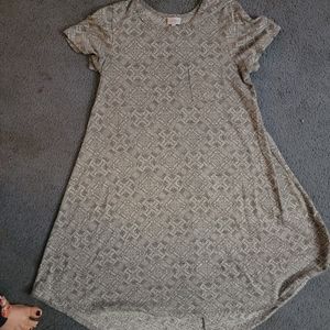 LuLaRoe dress, size large, grey